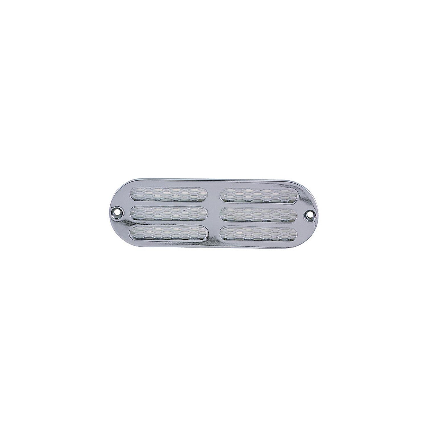 Perko Transom/Locker Vent, 6" Chrome/Brass