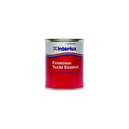 Interlux 242G Premium Yacht Enamel, Flat White, Gal., 2/case-Supply Nautica