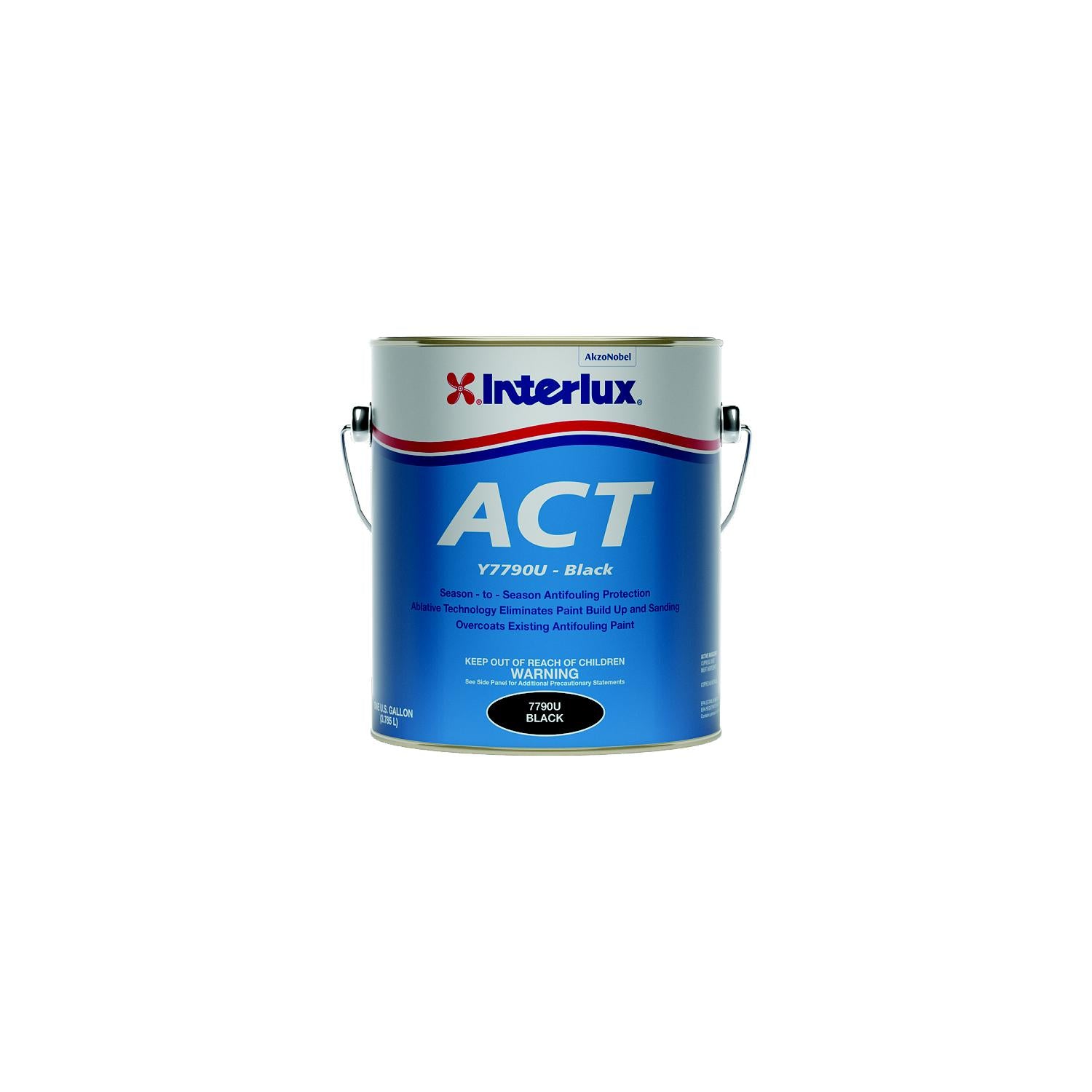 Interlux 7790UG Act, Black, Gal., 2/case-Supply Nautica
