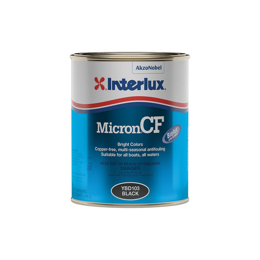 Interlux YBD103Q Micron® CF, Black, Qt.-Supply Nautica