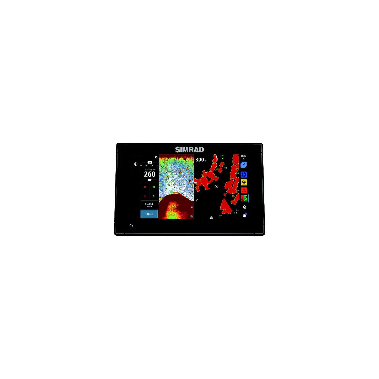 Simrad 00015214001 NSX™ 3007 Smart Chartplotter & Fishfinder, 7" w/o Transducer