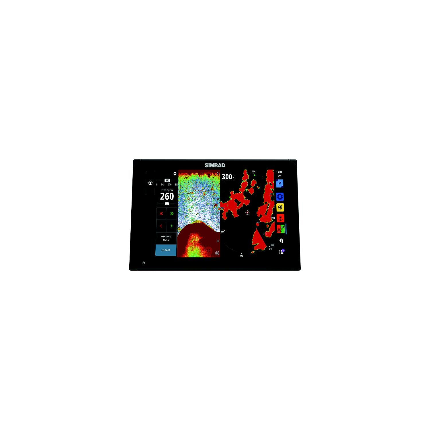 Simrad 00015222001 NSX™ 3012 Smart Chartplotter & Fishfinder, 12" w/o Transducer-Supply Nautica