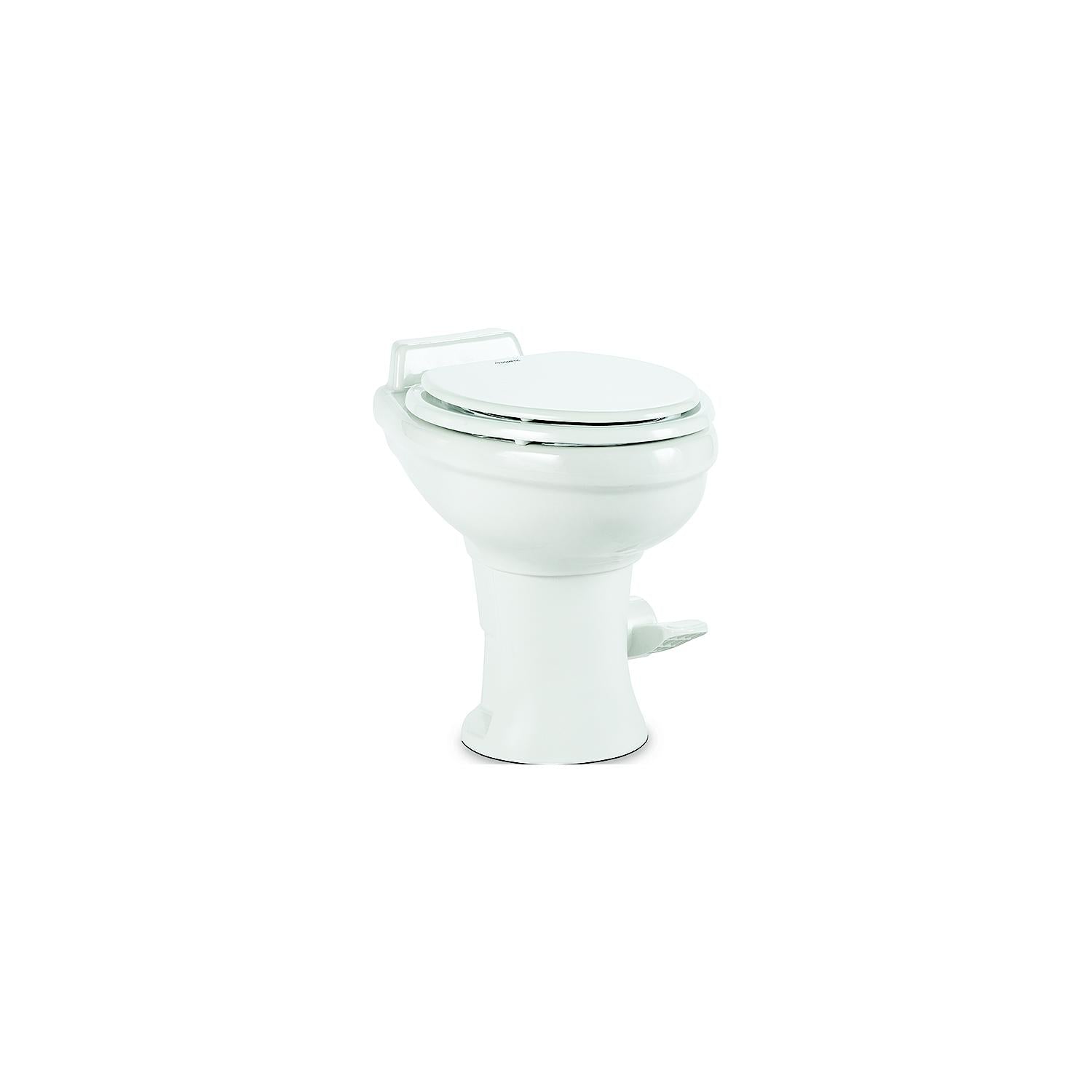 Dometic 320 Series Standard Height Toilet w/o Sprayer, White-Supply Nautica