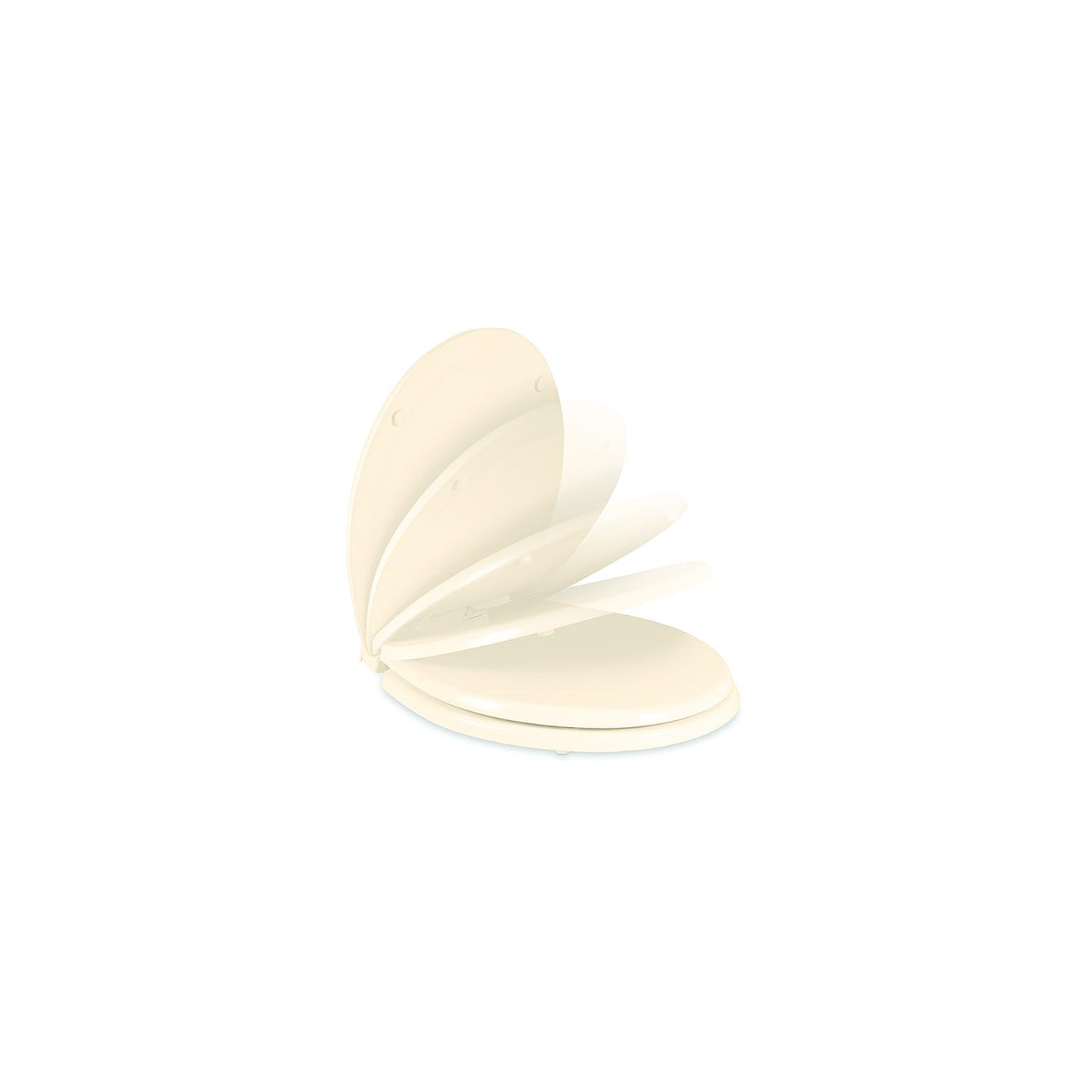 Dometic 9108894300 Slow Close Wooden Seat, Bone