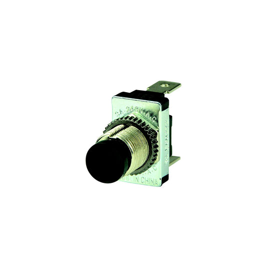 BEP 1001402 Momentary Contact Switch Off–(On), Black-Supply Nautica
