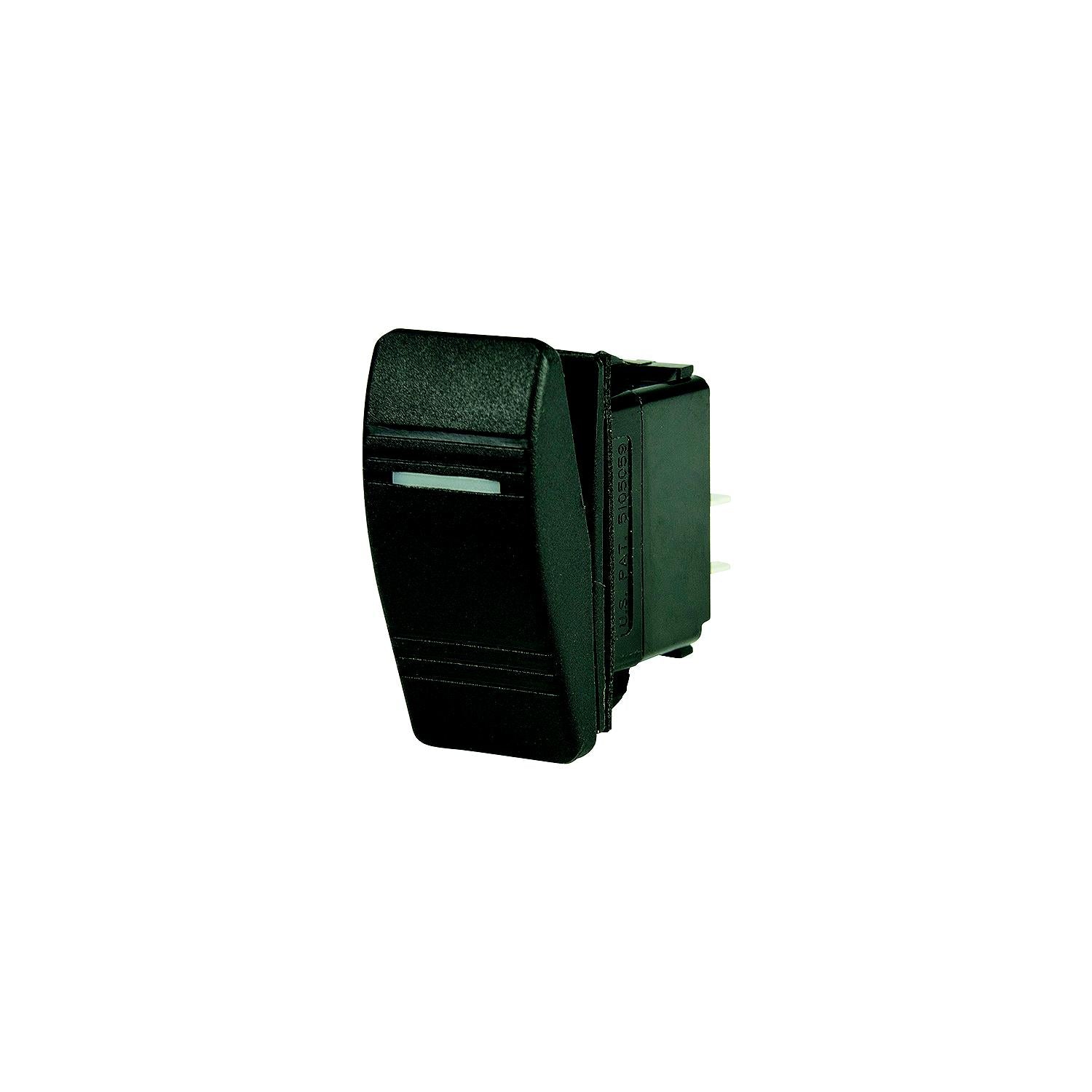 BEP 1001811 Weather Resistant Contura Rocker Switch, Off-On, DPST, 1/4" Blade Terminals, Illuminated Amber-Supply Nautica