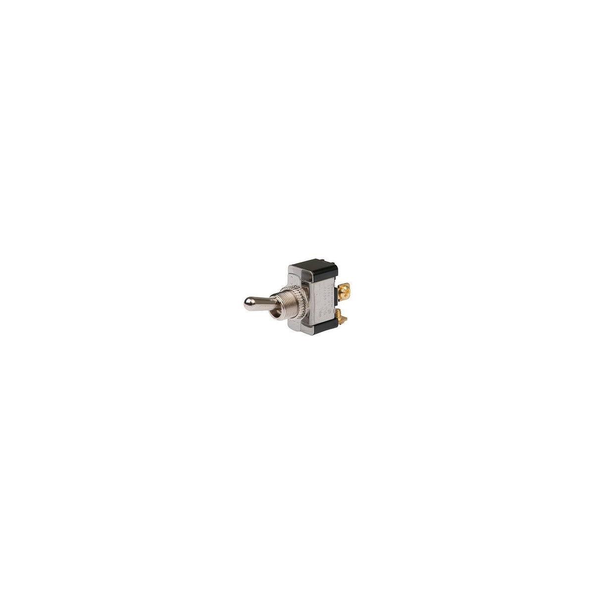 BEP 1002024 Chrome Plated Toggle Switch, Off-On, SPST, #6–32 Screw Terminals-Supply Nautica
