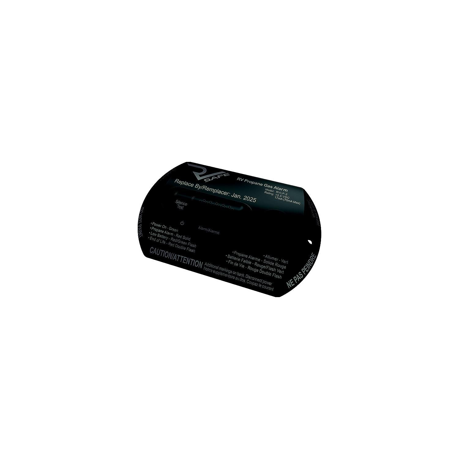 RV Safe RVLP2B Propane Alarm, Black, 2-Wire-Supply Nautica