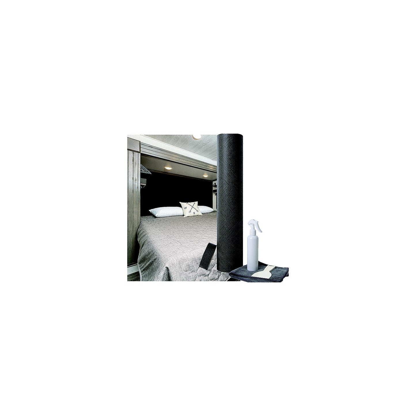 Genesis REVIVE Wall Covering Kit, Charcoal Diamond, 2' x 50'