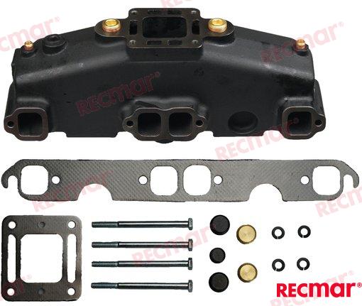 Exhaust Manifold V8 Mcm Short Block MAR246
