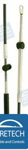 Engine Control Cables 22" PREKM63722