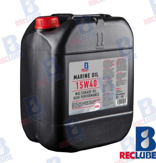Marine Oil 15W-40 Mineral  205L