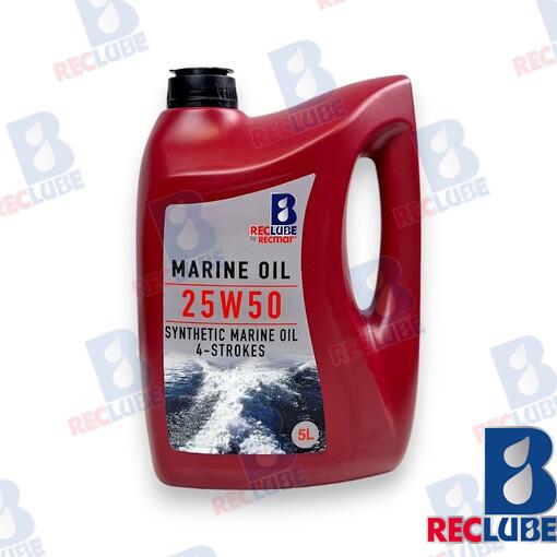 Synthetic Marine Oil 25W50 5Lt. (3 Un) REC25W50U3