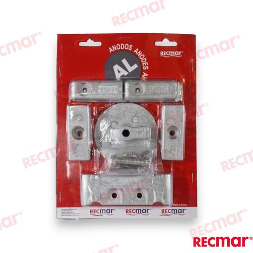 Kit Anodes Mercury Aluminio RECKITMVERADO6AL