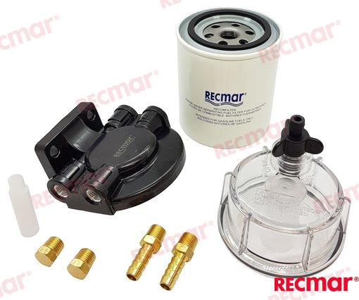 Fuel Filter With Aluminum Bracket RECOBFILALU